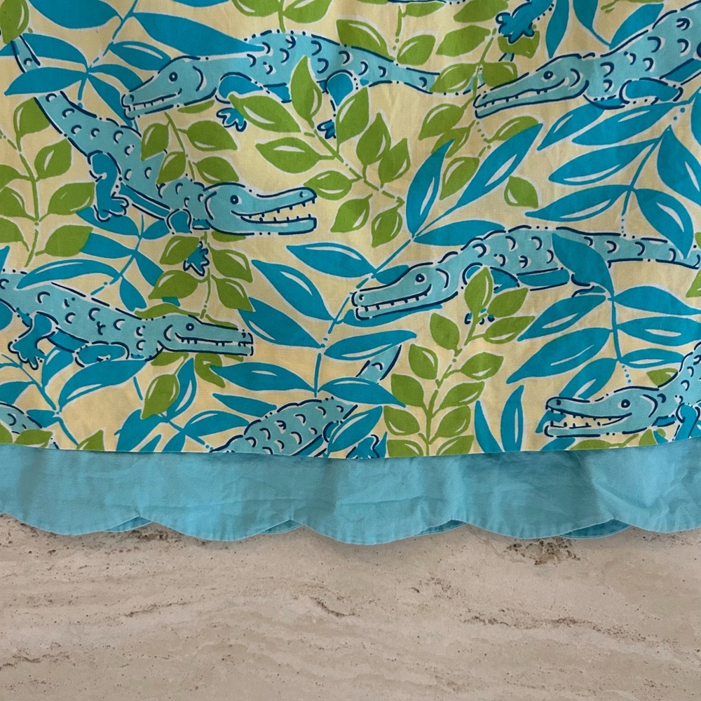 Lilly Pulitzer classic gator print skirt - Picture 2 of 6